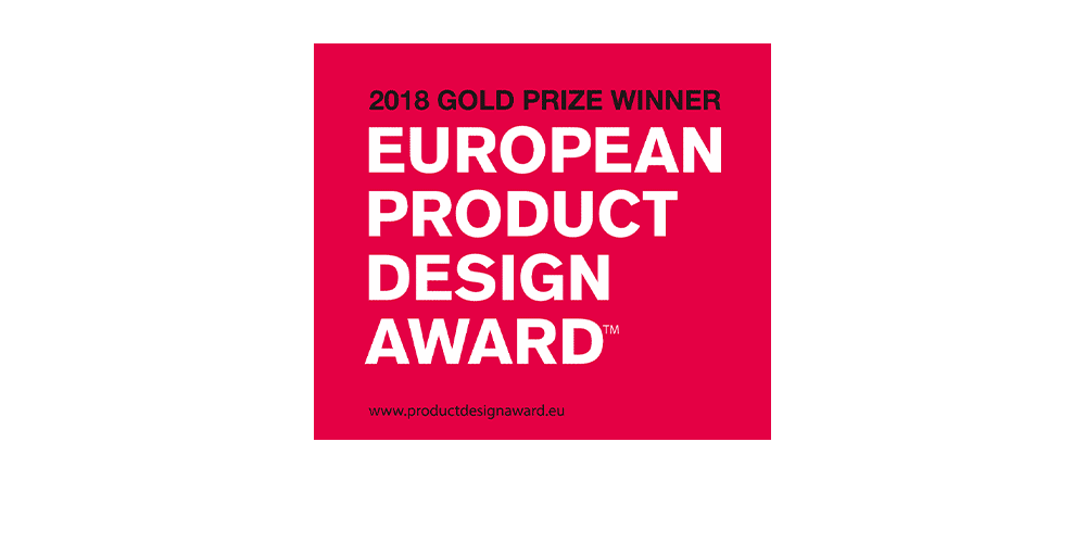 European Product Design Award 2018 Gold Prize Winner